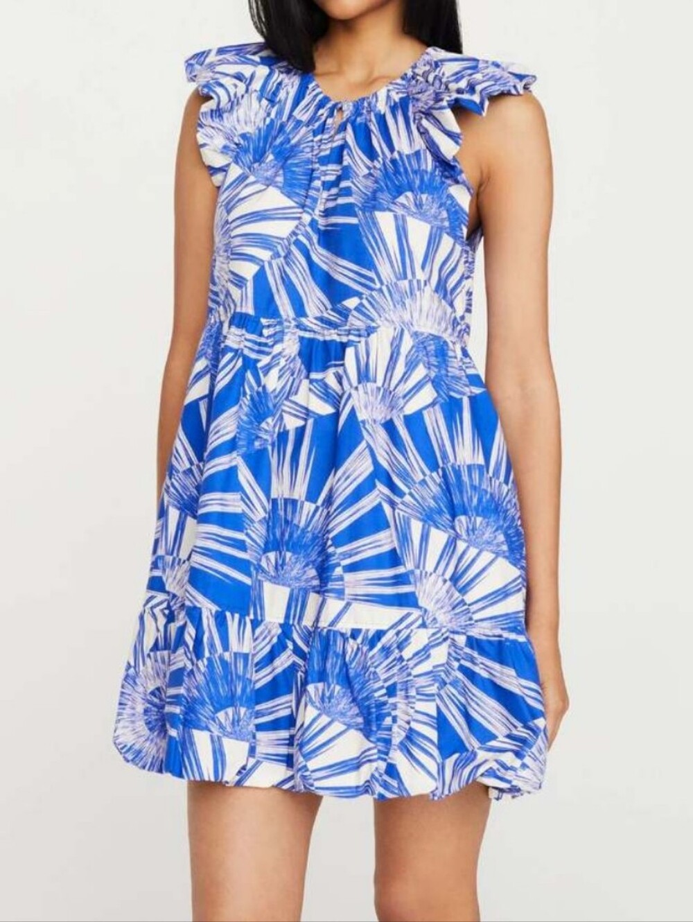 MARIE OLIVER Clover Dress M Blue Oversized NWT $298